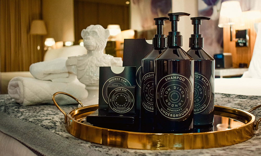 Tom Dixon Luxury Hotel Amenity Collection for Beverly Hills Hotel California